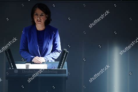 German Foreign Minister Annalena Baerbock Delivers Editorial Stock ...