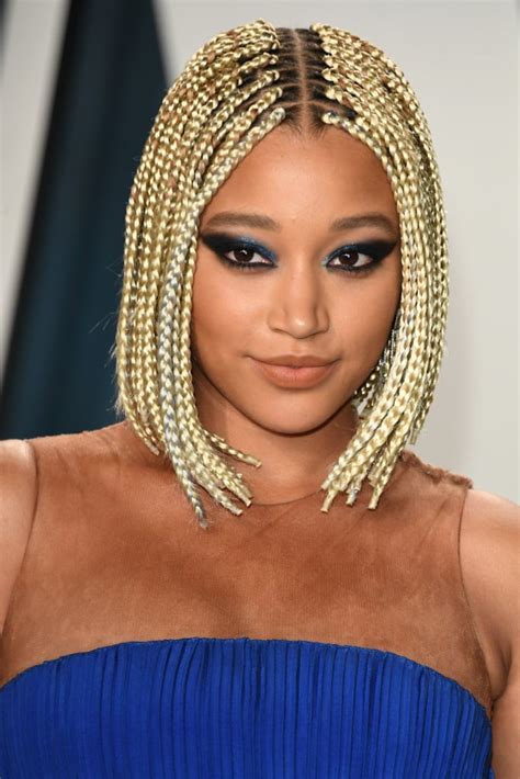 Amandla Stenbergs Braided Bob Hairstyle Oscars 2020 Popsugar Beauty Photo 4