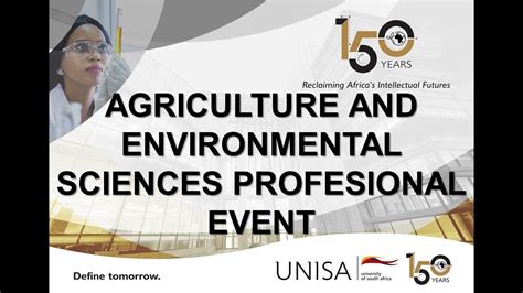 Unisa Agriculture And Environmental Sciences Profesional Event