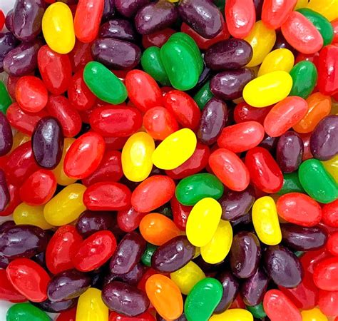 Sweetgourmet Jumbo Assorted Fruits Jelly Beans Bulk Unwrapped