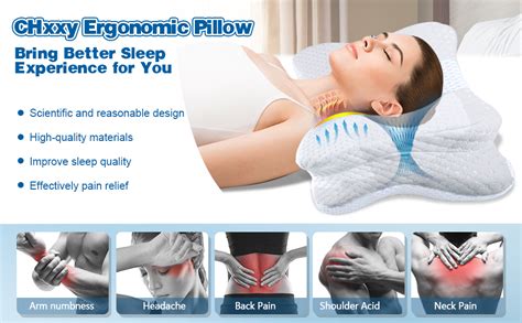 5x Pain Relief Cervical Pillow For Neck And Shoulder Support Ear Piercing Pillow