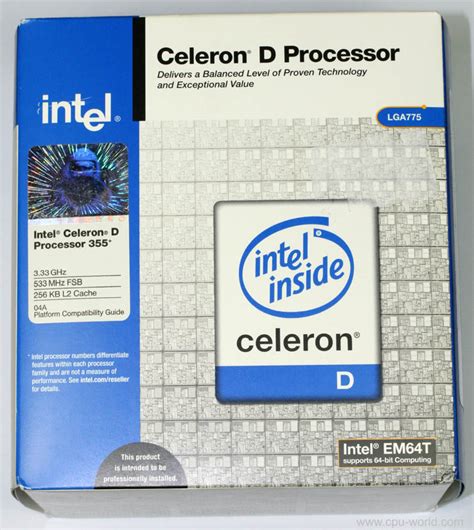Intel Celeron D (Prescott) microprocessor family
