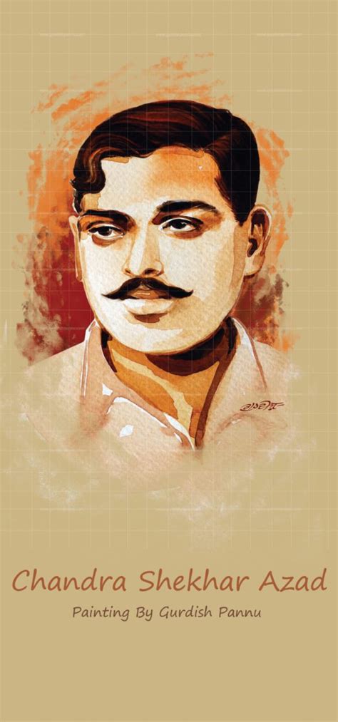 Chandra Shekhar Azad Indian Freedom Fighter Painting Buy Artwork