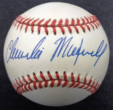 Lot Detail - Charlie Maxwell Autographed Baseball