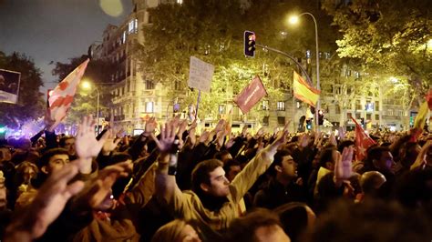 Manifestación en Madrid en directo La Policía carga contra los