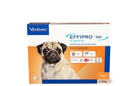 Virbac Effipro Duo Spot on Antiparasitaire pour Chiens de 10 à 20 Kg