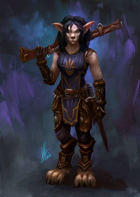 Worgen By Zaelii Jay On Deviantart World