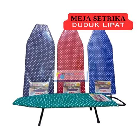 Jual Meja Setrika Duduk Lipat Lesehan Meja Gosokan Setrikaan Anti