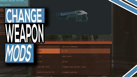 How To Remove Weapon Mods In Starfield Youtube