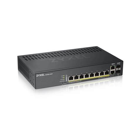 Zyxel GS1920 8HPv2 10 Port Smart Managed Switch 8x Gigabit Copper And