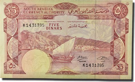 Yemen Democratic Republic Dinars Geldschein Km B Unz Ma Shops