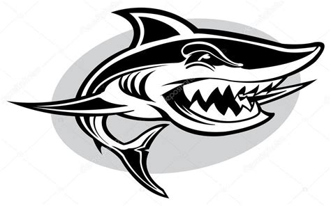 Great White Shark — Stock Vector © SlipFloat #22052303