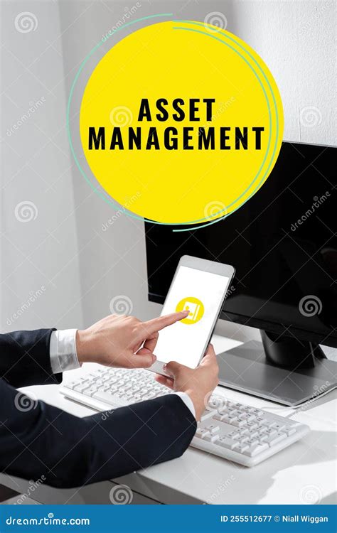 Sign Displaying Asset Managementsystematic Process Of Operating And