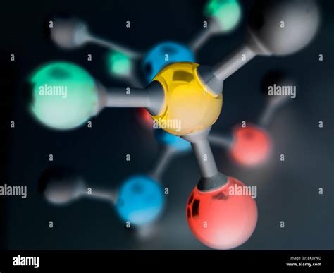 Modelo de bola y palo química química compuesto conexiones modelo