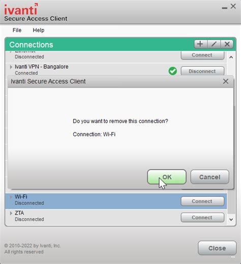 Using Ivanti Secure Access Client Interface