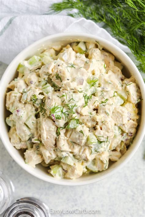 Chicken Salad Recipe Ready In Minutes Easy Low Carb