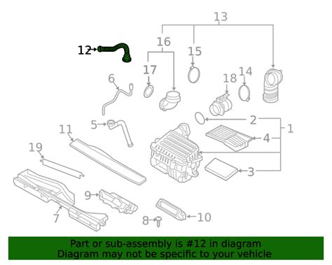 2018 2020 Volkswagen Pcv Valve Hose 06k 103 213 K Vw Parts Vortex