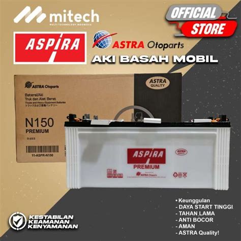 Jual Aki Aspira Astra N150 145G51 Aki Basah 12V 150Ah Di Seller