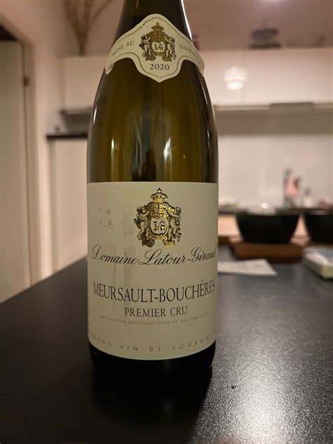 2020 Domaine Latour Giraud Meursault 1er Cru Bouchères France