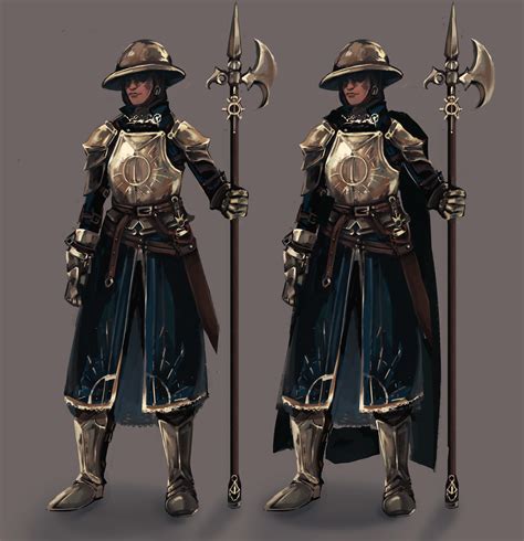 Artstation A City Guard Character Design