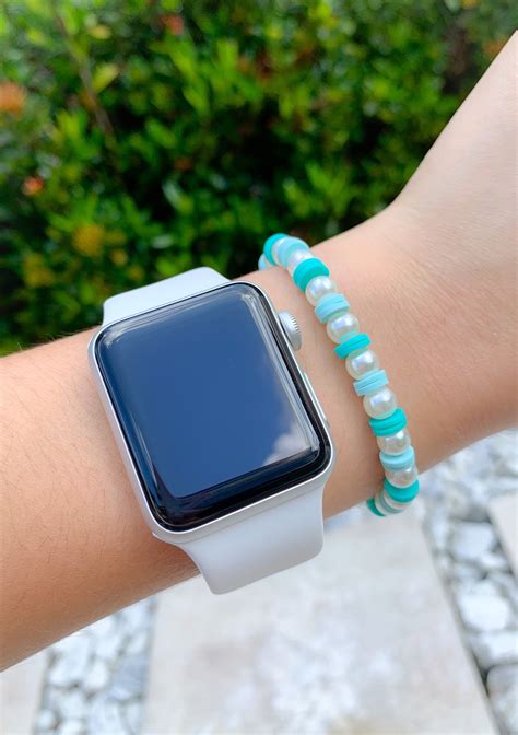 Ocean Stack Preppy Clay Bead Bracelets Trendy Cute Summer Stackable