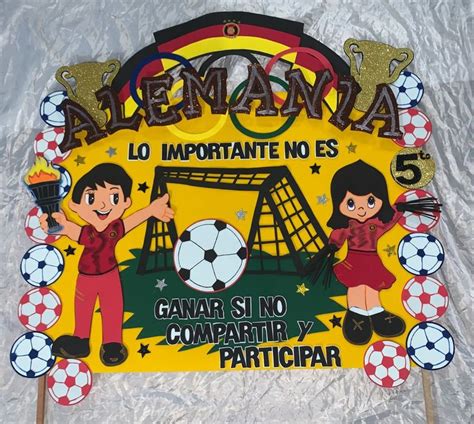 Pancarta De Olimpiadas Alemania Sports Day Comic Book Cover Comic Books