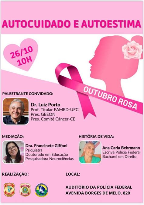 Convite Para Palestra Sobre O Outubro Rosa