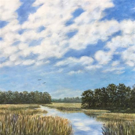 Lowcountry Marsh Oil Painting Etsy