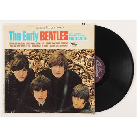 The Beatles The Early Beatles Vinyl Record Album Pristine Auction