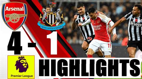 Arsenal Newcastle Premier League Highlight Arsenal Newcastle