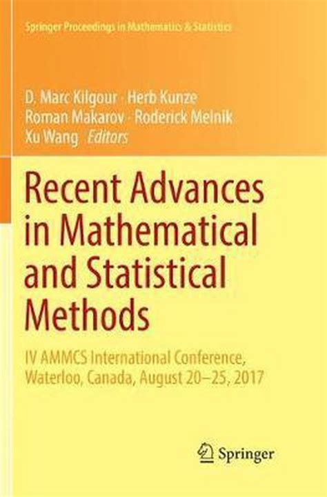 Springer Proceedings In Mathematics And Statistics Recent Advances In