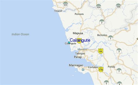 Calangute Tide Station Location Guide