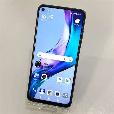 Simフリー Xiaomi Redmi Note 9t 4gb64gb ナイトフォールブラック A001xm 利用制限 Softbank版