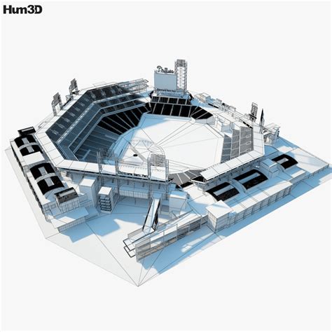 Citizens Bank Park 3D model - Architecture on Hum3D