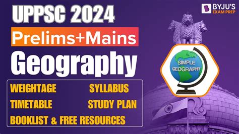 Geography For Uppcs Strategy I Prelims And Mains Geography