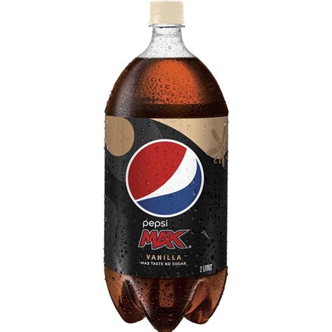 Pepsi Max No Sugar Vanilla Cola Soft Drink Bottle 2l | Woolworths