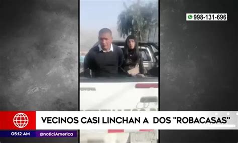 Chosica Vecinos Casi Linchan A Dos Robacasas