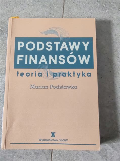 Podstawy finansów teoria i praktyka Podstawka 14120841166 oficjalne