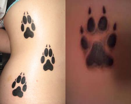 Paw Print Tattoos / Ideas, Designs & Pictures - Tattoo Me Now