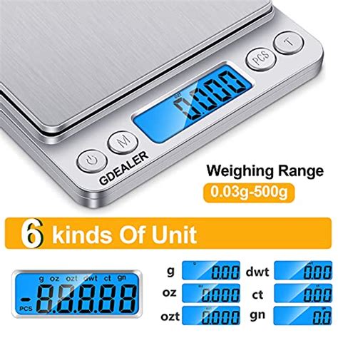 Buy Gdealer Food Scale Oz G Precise Digital Kitchen Scale