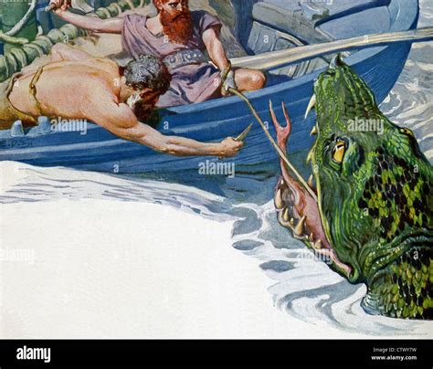 Thor Fishing For Serpent Hi Res Stock Photography And Images Alamy