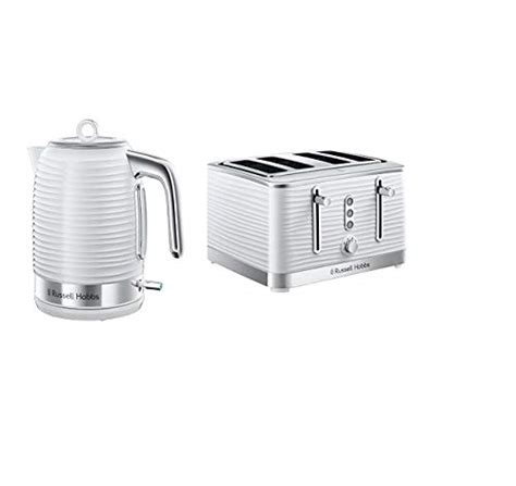 White Kettle And Toaster Set Best Prices Sale At Tesco Argos AO