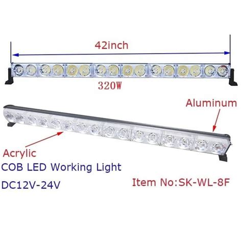 Lampu Sirine Patwal Polisi High Power Light Bar X Led Sk Wl F Lowin