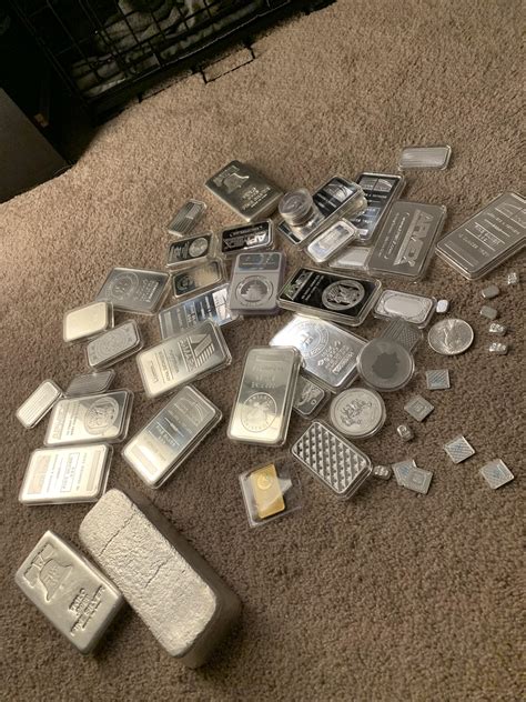 My almost 2 month silver stack! Since i am working from home due to the ...