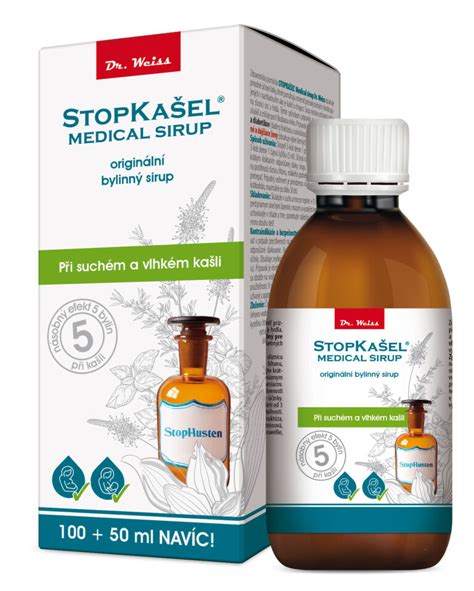 StopkaŠel Medical Sirup Dr Weiss 100 50ml NavÍc Skladem Benu Cz