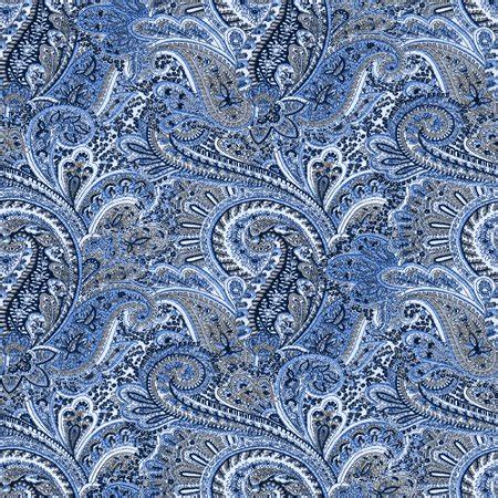 Blue Paisley Pattern Background Seamless Background Image, Wallpaper or ...