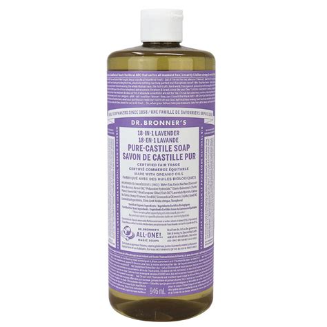 Dr Bronner S Organic Lavender Pure Castile Liquid Soap At Natura Market