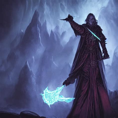 A Wotc Dnd Archmage Wizard Spellcasting Fire Magic Stable Diffusion