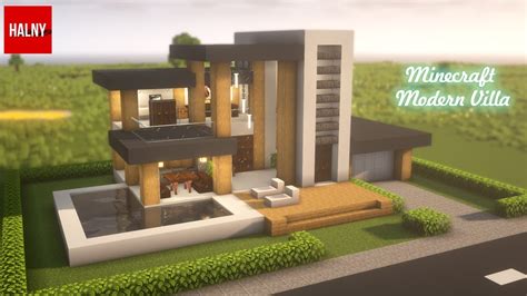 Minecraft Modern Villa Tutorial Youtube