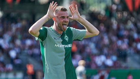 „ein Traum“ Wie Werder Bremens Marvin Ducksch Die Dfb Premiere Erlebte